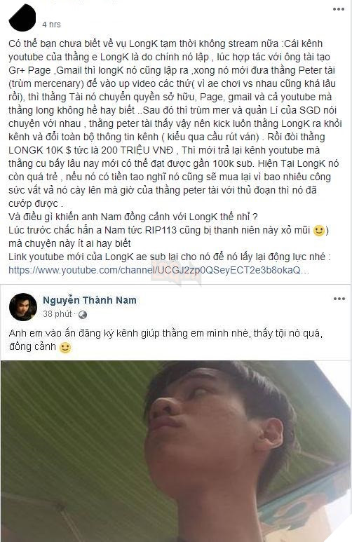 Xung đột dâng cao Talk Show trực tiếp giữa LongK và Quản lý cùng với Peter Tài 4