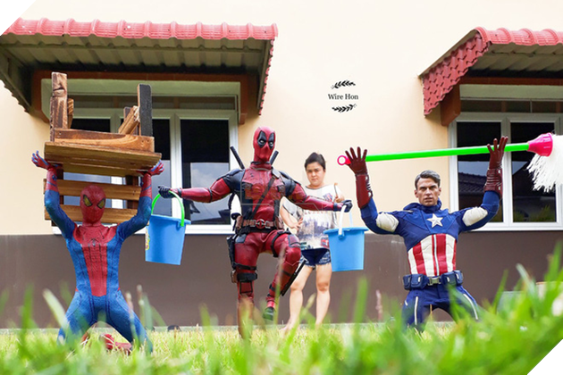 Thanh niên khoe ảnh chụp thân mật cùng cả dàn siêu anh hùng, còn cả gan sai Spiderman, Deadpool và Captain đi bọc đu đủ - Ảnh 4. Thanh niên khoe ảnh chụp thân mật cùng cả dàn siêu anh hùng, còn cả gan sai Spiderman, Deadpool và Captain đi bọc đu đủ - Ảnh 4.