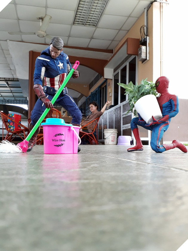 Thanh niên khoe ảnh chụp thân mật cùng cả dàn siêu anh hùng, còn cả gan sai Spiderman, Deadpool và Captain đi bọc đu đủ - Ảnh 10. Thanh niên khoe ảnh chụp thân mật cùng cả dàn siêu anh hùng, còn cả gan sai Spiderman, Deadpool và Captain đi bọc đu đủ - Ảnh 10.