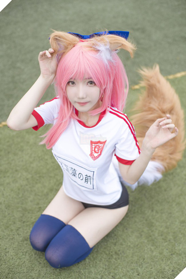 Cosplay Tamamo-no-Mae cực dễ thương, tan chảy trái tim game thủ - Ảnh 2.
