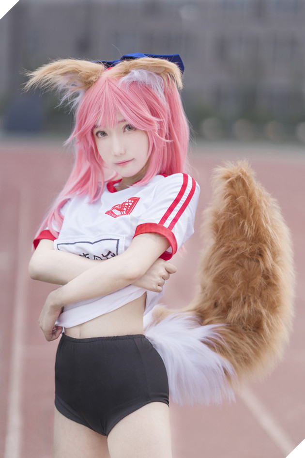 Cosplay Tamamo-no-Mae cực dễ thương, tan chảy trái tim game thủ - Ảnh 4.