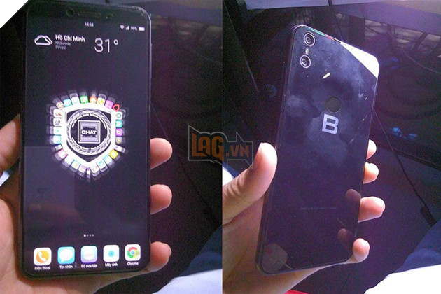 Lộ ảnh Bphone 3 2018 giá rẻ với camera kép, màn hình viền cực mỏng và không tai thỏ