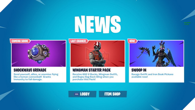 Fortnite: Shockwave Grenade - Bom mới giúp bạn bay nhảy trong bản update 5.3