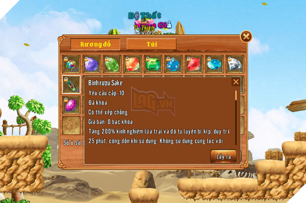 Hình ảnh optimized jbvr của Bí kíp và cách tu luyện nhanh trong game Làng Lá Phiêu Lưu Ký tại HieuMobile Các loại bình rượu giúp tăng điểm kinh nghiệm lửa trại và độ tu luyện cho bí kíp
