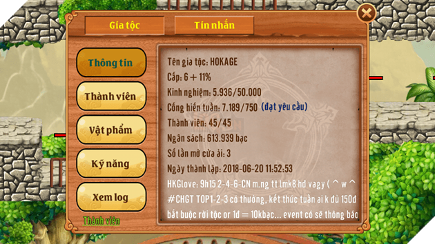 Photo of Làng Lá Phiêu Lưu Ký – Tổng hợp toàn bộ lợi ích khi tham gia Gia tộc trong game