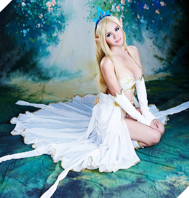 Cosplay Janna ngực khủng đốn tim fan Liên Minh Huyền Thoại - Ảnh 3.