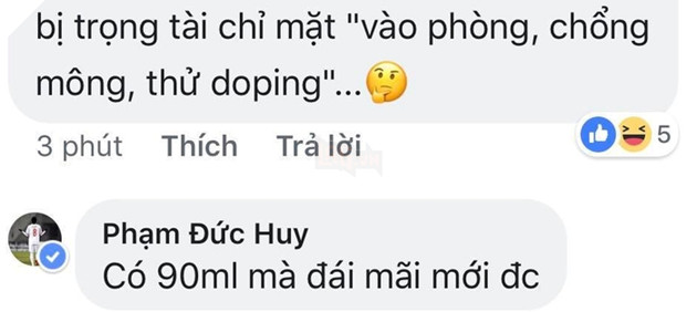Bị trọng tài chỉ thẳng mặt gọi vào phòng thử doping, Đức Huy đáp trả 1 câu cực bựa 4