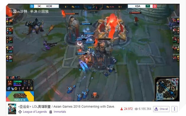 Nhờ Asian Games 2018, LMHT đạt kỷ lục về lượng người xem trên Twitch, vượt qua cả Fortnite - Ảnh 1. Nhờ Asian Games 2018, LMHT đạt kỷ lục về lượng người xem trên Twitch, vượt qua cả Fortnite - Ảnh 1.