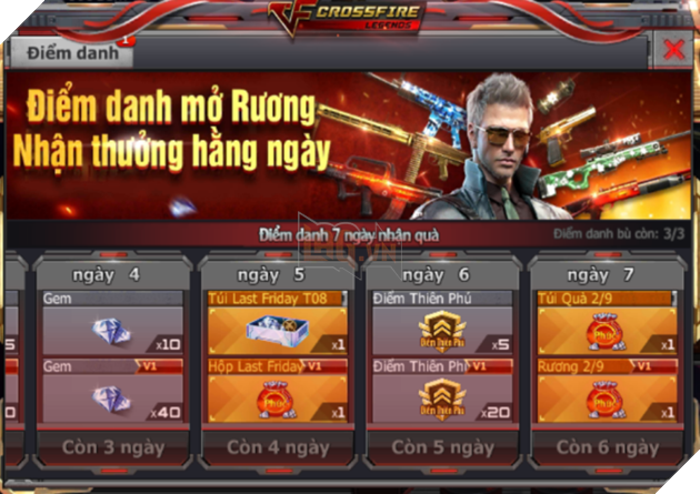 Xạ Thủ CFL tưng bừng nhận quà ngon vào cuối tháng 8 và đón ngay sự kiện 2 tháng 9 cực hấp dẫn 2