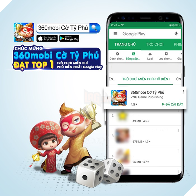 360mobi Cờ Tỷ Phú bất ngờ “leo top” ngay trong kỳ nghỉ lễ 2