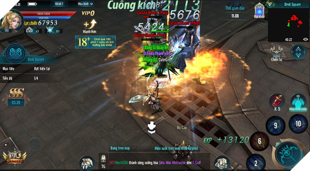 Phó bản tính năng không thể thiếu trong MU Strongest 2