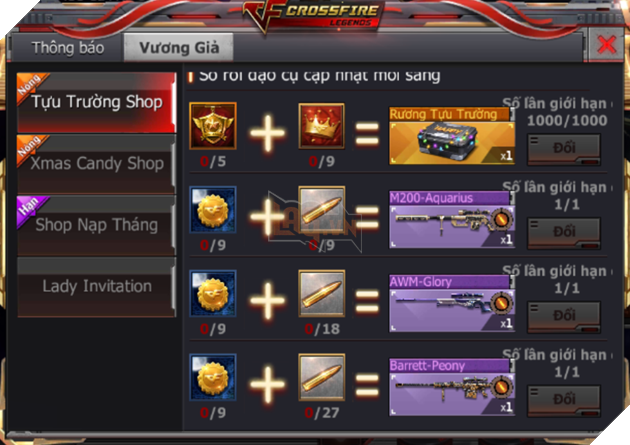 CrossFire Legends: Tháng 9 tựu trường nhận quà thả ga 9