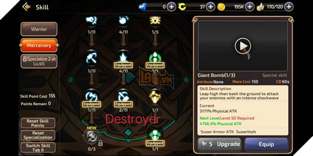 Dragon Nest Mobile: Hướng dẫn cách nâng điểm kĩ năng cho tất cả các class chi tiết nhất 8