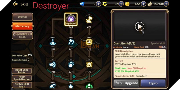 Dragon Nest Mobile: Hướng dẫn cách nâng điểm kĩ năng cho tất cả các class chi tiết nhất 7