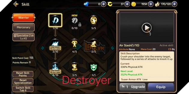 Dragon Nest Mobile: Hướng dẫn cách nâng điểm kĩ năng cho tất cả các class chi tiết nhất 6