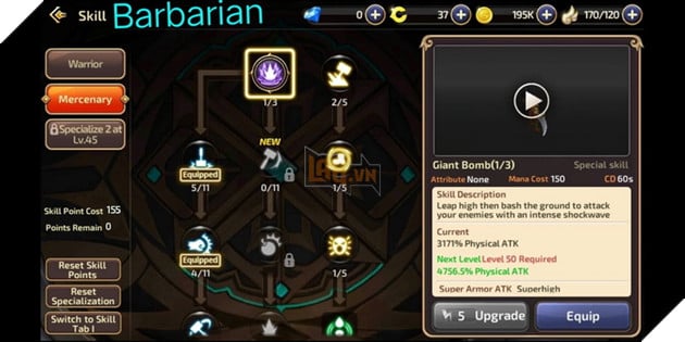 Dragon Nest Mobile: Hướng dẫn cách nâng điểm kĩ năng cho tất cả các class chi tiết nhất 5