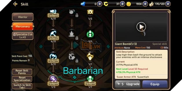 Dragon Nest Mobile: Hướng dẫn cách nâng điểm kĩ năng cho tất cả các class chi tiết nhất 4