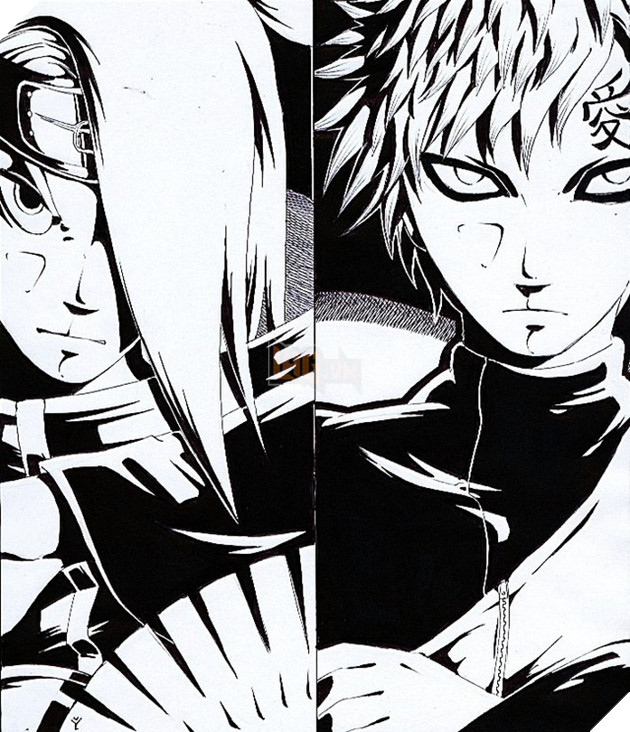 Chiêm ngưỡng bộ ảnh trắng đen đầy bí ẩn và ma mị của các nhân vật trong Naruto - Ảnh 4.