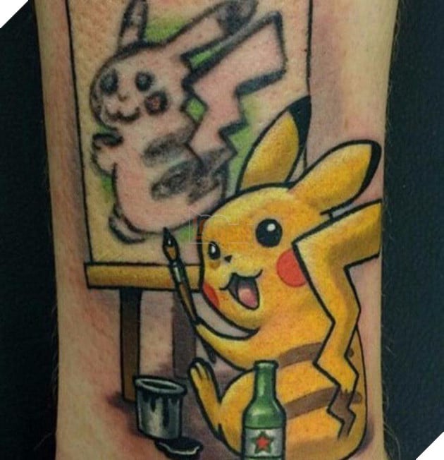 15 hình xăm đẹp mãn nhãn dành cho những người yêu thích Pokemon - Ảnh 9.