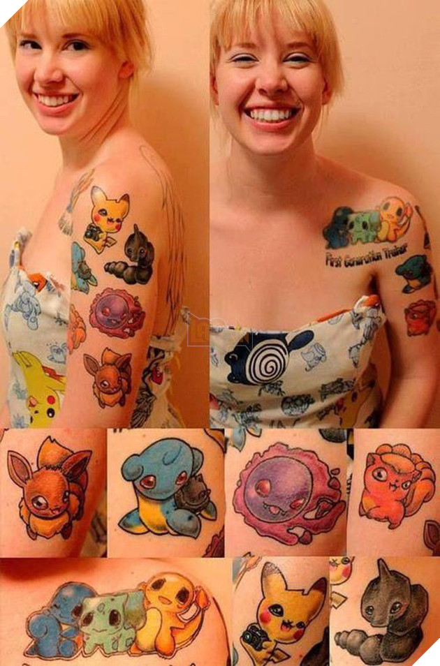 15 hình xăm đẹp mãn nhãn dành cho những người yêu thích Pokemon - Ảnh 10.