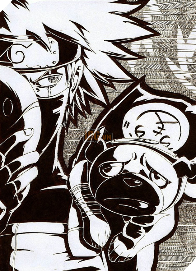 Chiêm ngưỡng bộ ảnh trắng đen đầy bí ẩn và ma mị của các nhân vật trong Naruto - Ảnh 8.