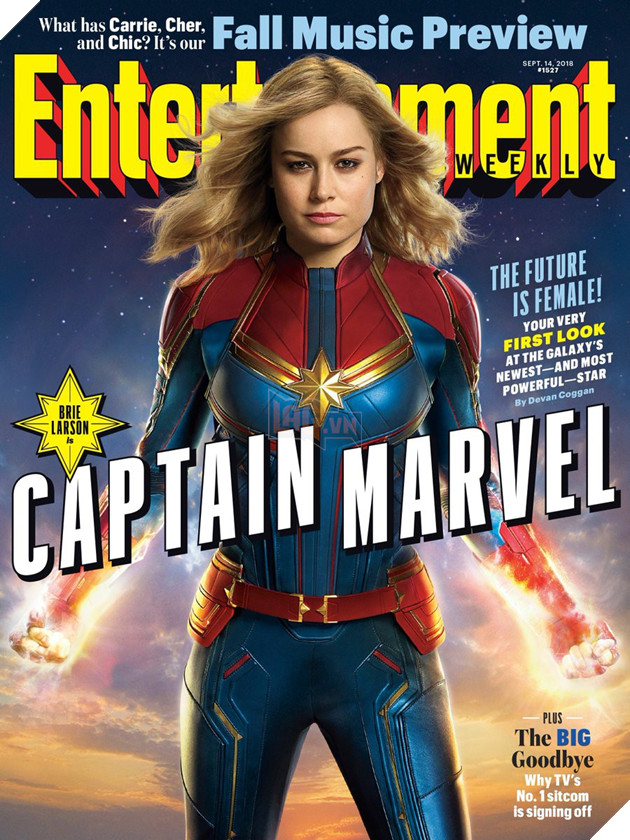 Tung tạo hình kín cổng cao tường gần sát nguyên mẫu, Captain Marvel bị chê kém sexy - Ảnh 1.