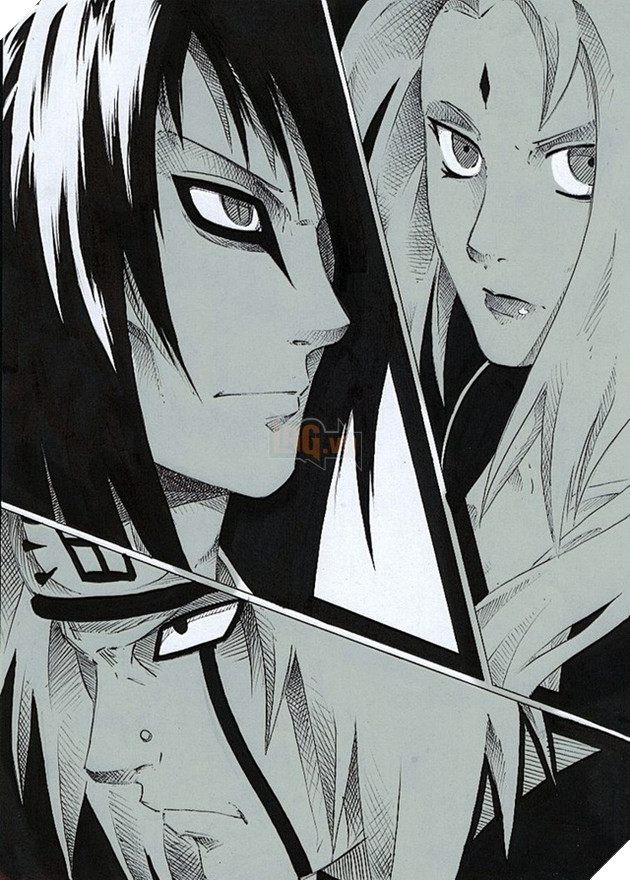 Chiêm ngưỡng bộ ảnh trắng đen đầy bí ẩn và ma mị của các nhân vật trong Naruto - Ảnh 15.