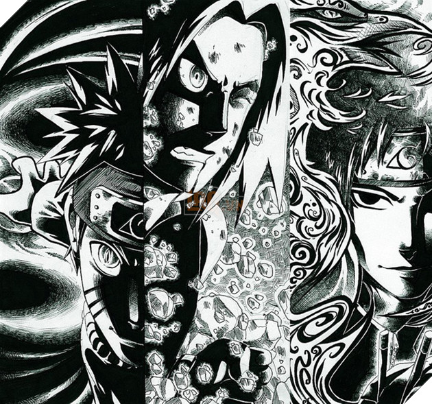 Chiêm ngưỡng bộ ảnh trắng đen đầy bí ẩn và ma mị của các nhân vật trong Naruto - Ảnh 19.