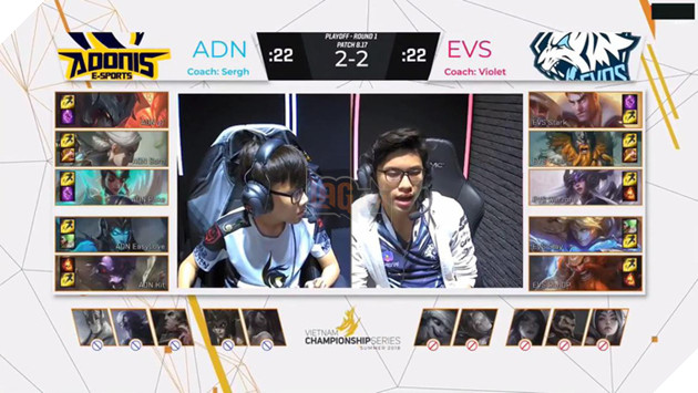 VCS mùa Hè 2018: ADN giành chiến thắng gay cấn trước EVS, mới playoff 1 thôi mà đã căng thế này rồi - Ảnh 9.