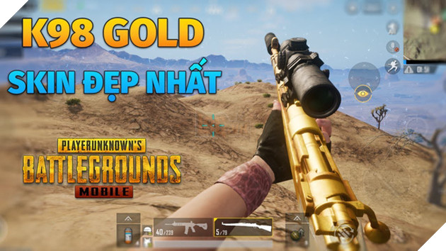 Trải nghiệm K98 Gold - Skin đẹp nhất trong PUBG Mobile hiện nay - Ảnh 2.