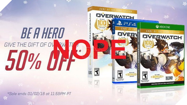 Overwatch giảm giá sập sàn với chỉ 280K/key với Humble Bundle 2