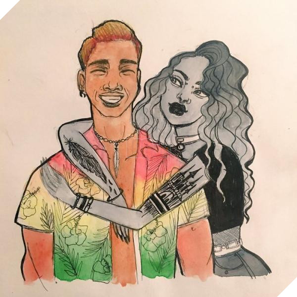 the internet fell in love with the story of the parakeet and his gothic girlfriend not to mention the children who came after wonderful 5b4b189e3d9fa 700