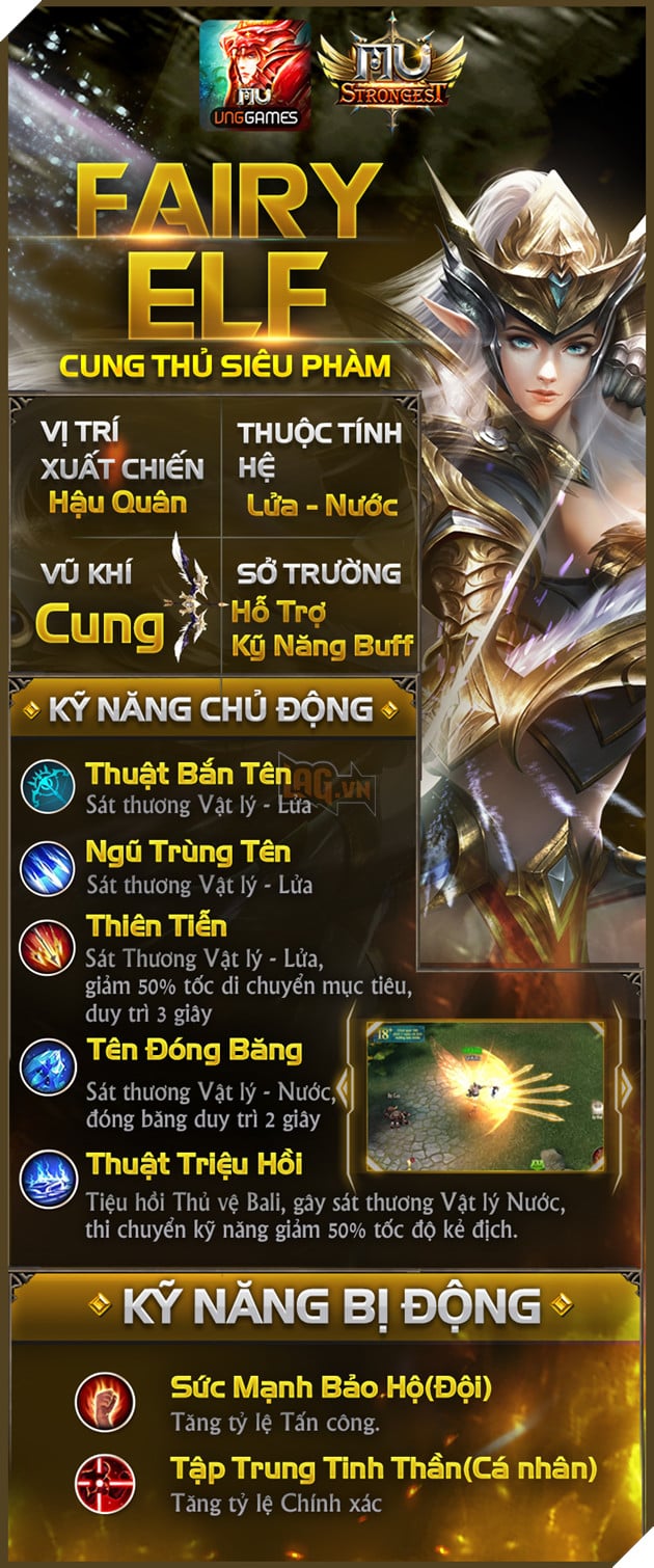  Infographic Bộ kỹ năng ẩn chứa sự “nguy hiểm chết người” của Elf trong MU Strongest
