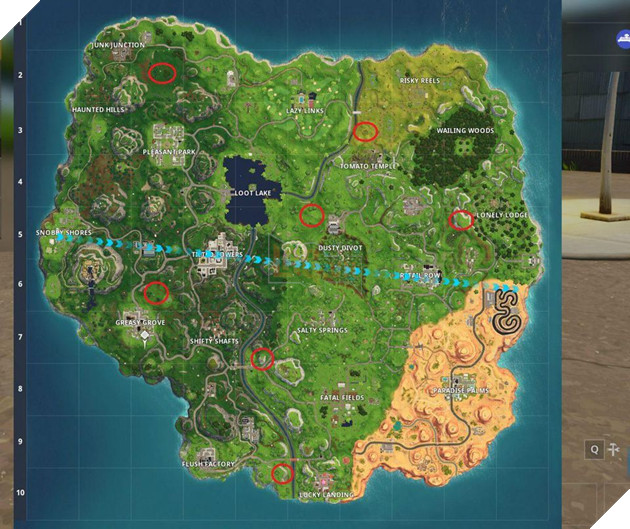 Fortnite: Hướng dẫn cách làm toàn bộ Challenge Week 9 Season 5 7