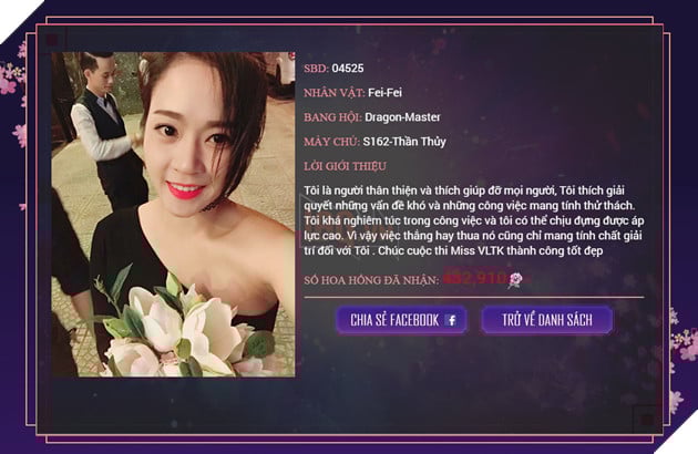 Lộ diện Top 20 Miss Võ Lâm Truyền Kỳ Mobile 2