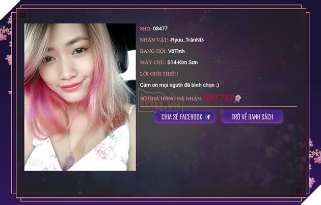 Lộ diện Top 20 Miss Võ Lâm Truyền Kỳ Mobile 3