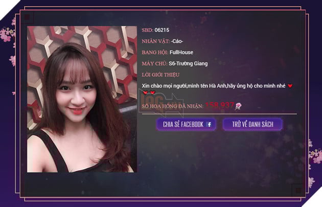 Lộ diện Top 20 Miss Võ Lâm Truyền Kỳ Mobile 4