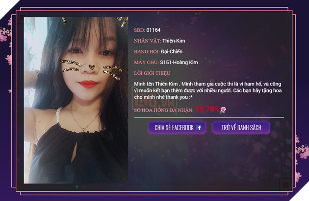 Lộ diện Top 20 Miss Võ Lâm Truyền Kỳ Mobile 6