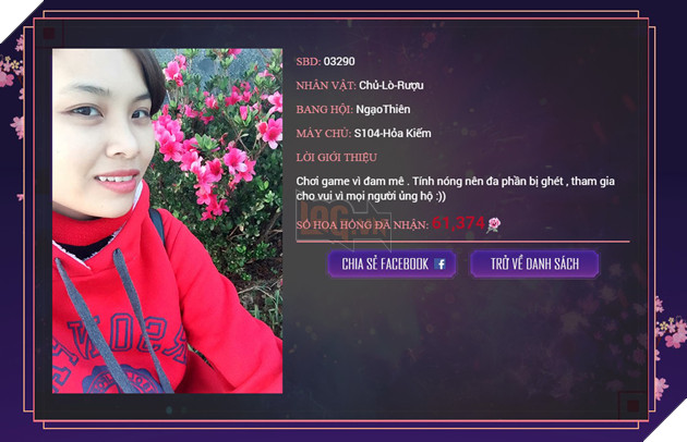 Lộ diện Top 20 Miss Võ Lâm Truyền Kỳ Mobile 10