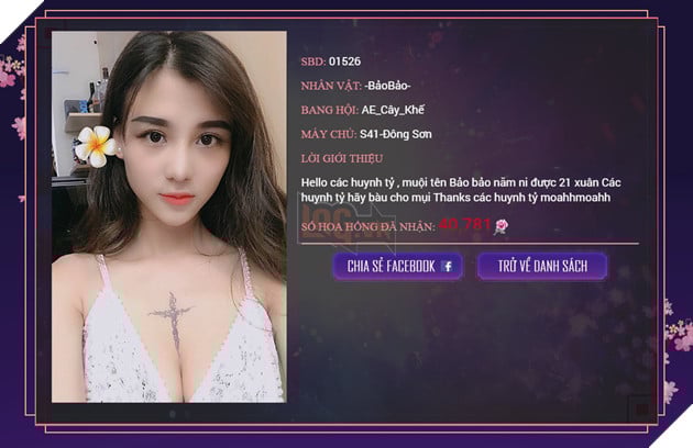 Lộ diện Top 20 Miss Võ Lâm Truyền Kỳ Mobile 16