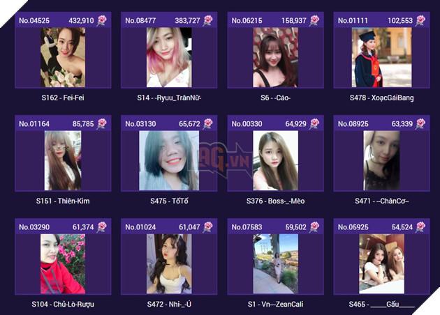 Lộ diện Top 20 Miss Võ Lâm Truyền Kỳ Mobile