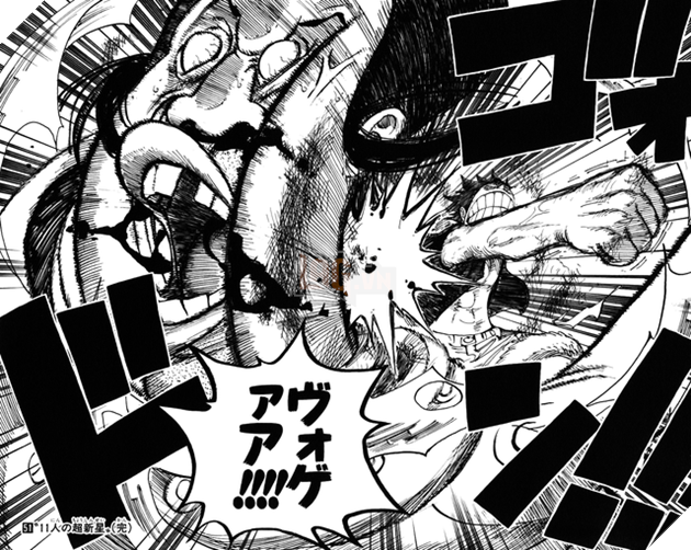 Spoiler One Piece 917: Nhân mã gợi cảm xuất hiện - Luffy một đấm hạ gục tướng quân mặt người bụng sư tử của Kaido - Ảnh 5.