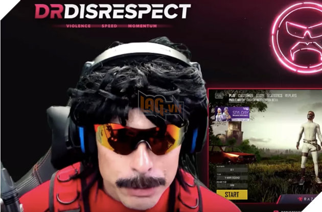 Streamer nổi tiếng Dr Disrespect nhận hai phát súng vào nhà ngay khi đang lên sóng - Ảnh 1.