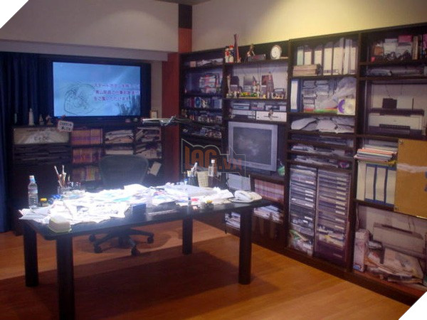 Ghé thăm nơi làm việc của các mangaka nổi tiếng, trông chỗ của tác giả One Piece mà cạn lời - Ảnh 16.