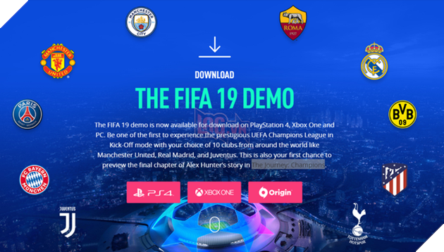 Bản Demo miễn phí của FIFA 19 đã chính thức mở cửa, game thủ có thể tải và chơi ngay bây giờ - Ảnh 1. Bản Demo miễn phí của FIFA 19 đã chính thức mở cửa, game thủ có thể tải và chơi ngay bây giờ - Ảnh 1.