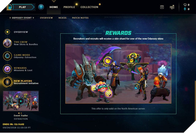 Bị soán ngôi ngay tại quê nhà, LMHT Bắc Mĩ tặng miễn phí trang phục Odyssey nhằm lôi kéo người chơi mới - Ảnh 2.