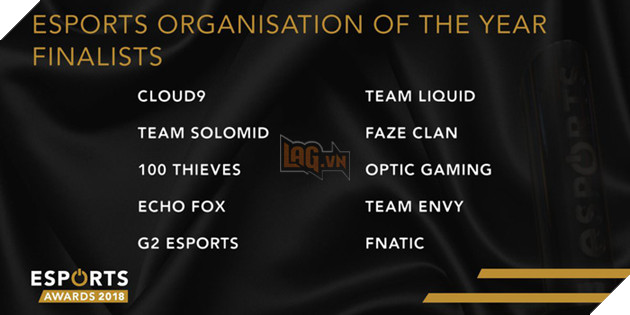 Danh sách đề cử nhóm 2 Esports Awards 2018 chính thức được công bố - Ảnh 15. Danh sách đề cử nhóm 2 Esports Awards 2018 chính thức được công bố - Ảnh 15.