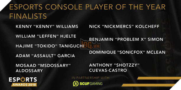 Danh sách đề cử nhóm 2 Esports Awards 2018 chính thức được công bố - Ảnh 12. Danh sách đề cử nhóm 2 Esports Awards 2018 chính thức được công bố - Ảnh 12.