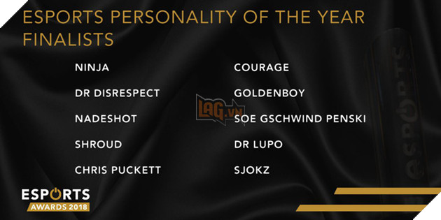 Danh sách đề cử nhóm 2 Esports Awards 2018 chính thức được công bố - Ảnh 19. Danh sách đề cử nhóm 2 Esports Awards 2018 chính thức được công bố - Ảnh 19.