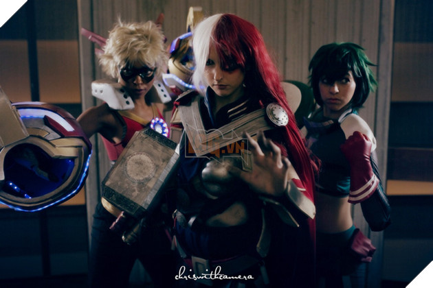 Chiêm ngưỡng bộ ảnh gợi cảm khi các nữ Cosplayer xinh đẹp hóa thân thành siêu anh hùng Avengers phong cách My Hero Academia - Ảnh 6.